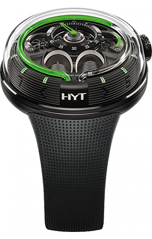 Replica HYT H1.0 H1.0 green H02021 watch